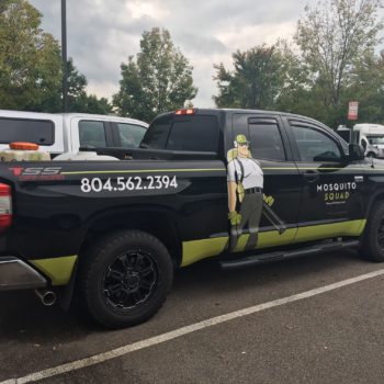 vehicle wrap for mosquito squad
