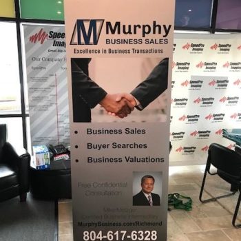 retractable banner for murphy business sales