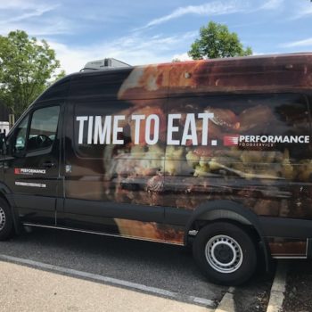 vehicle wrap for performance food service