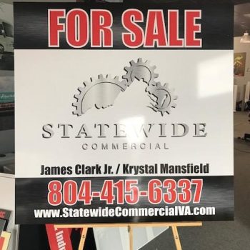 Statewide commercial va for sale sign