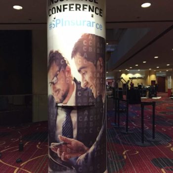 wall wrap for Insurance Conference