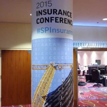 wall wrap for Insurance Conference