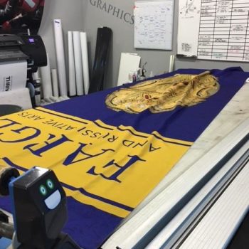 fabric banner for vmfa