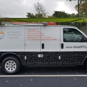vehicle wrap for Networking technologies + support