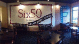 wall mural on brick wall for Six50 restaurant