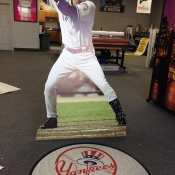 New York Yankees stand up cutout of baseball player