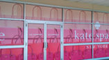 Window graphics for Kate Spade store
