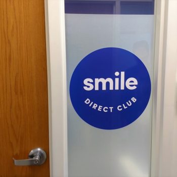 Wall decal for Smile Direct Club