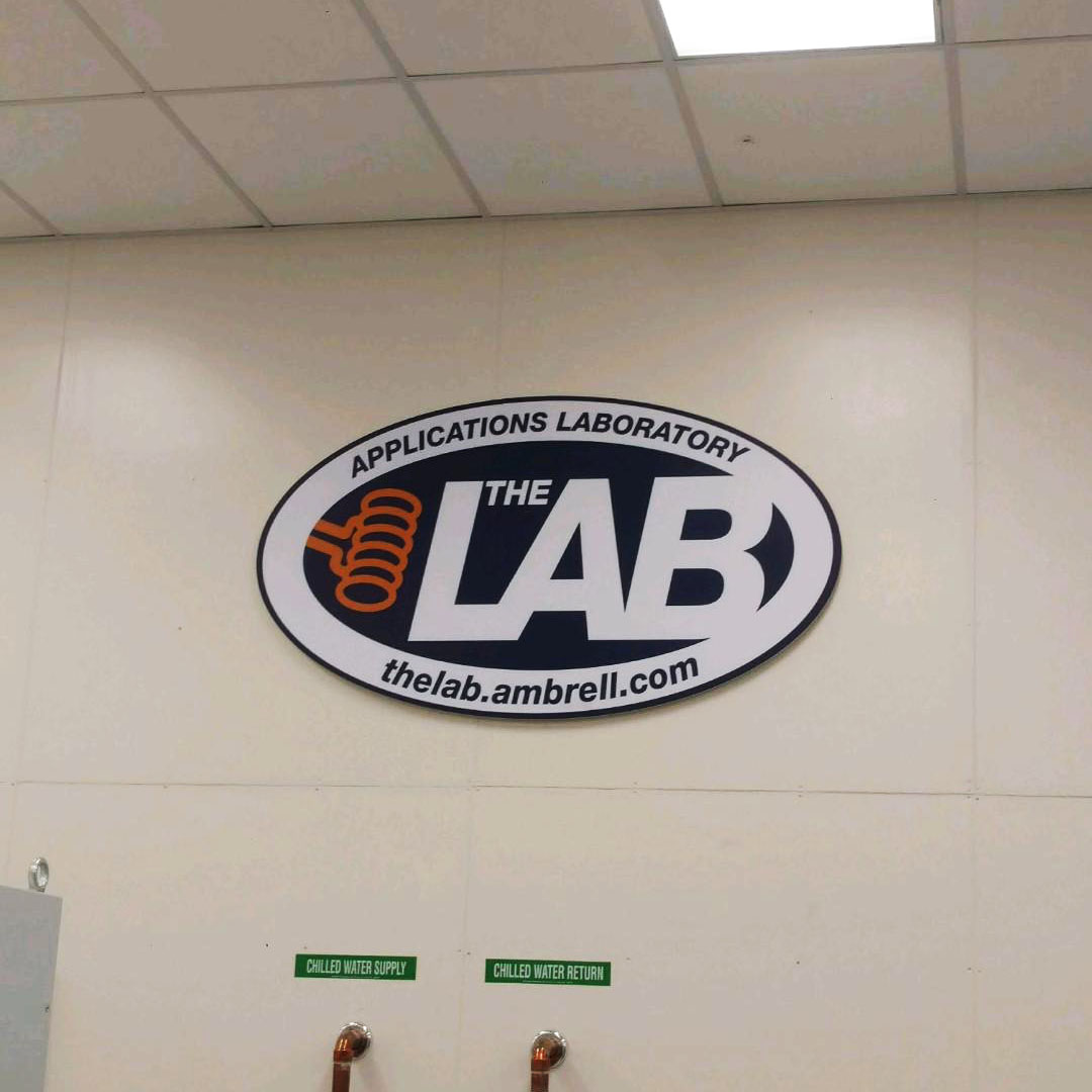 Applications laboratory the lab sign