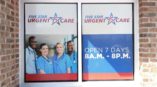Window graphics for Five Star Urgent Care medical facility