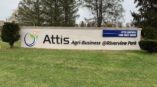 Attis Agri-Business at Riverview Park outdoor signage