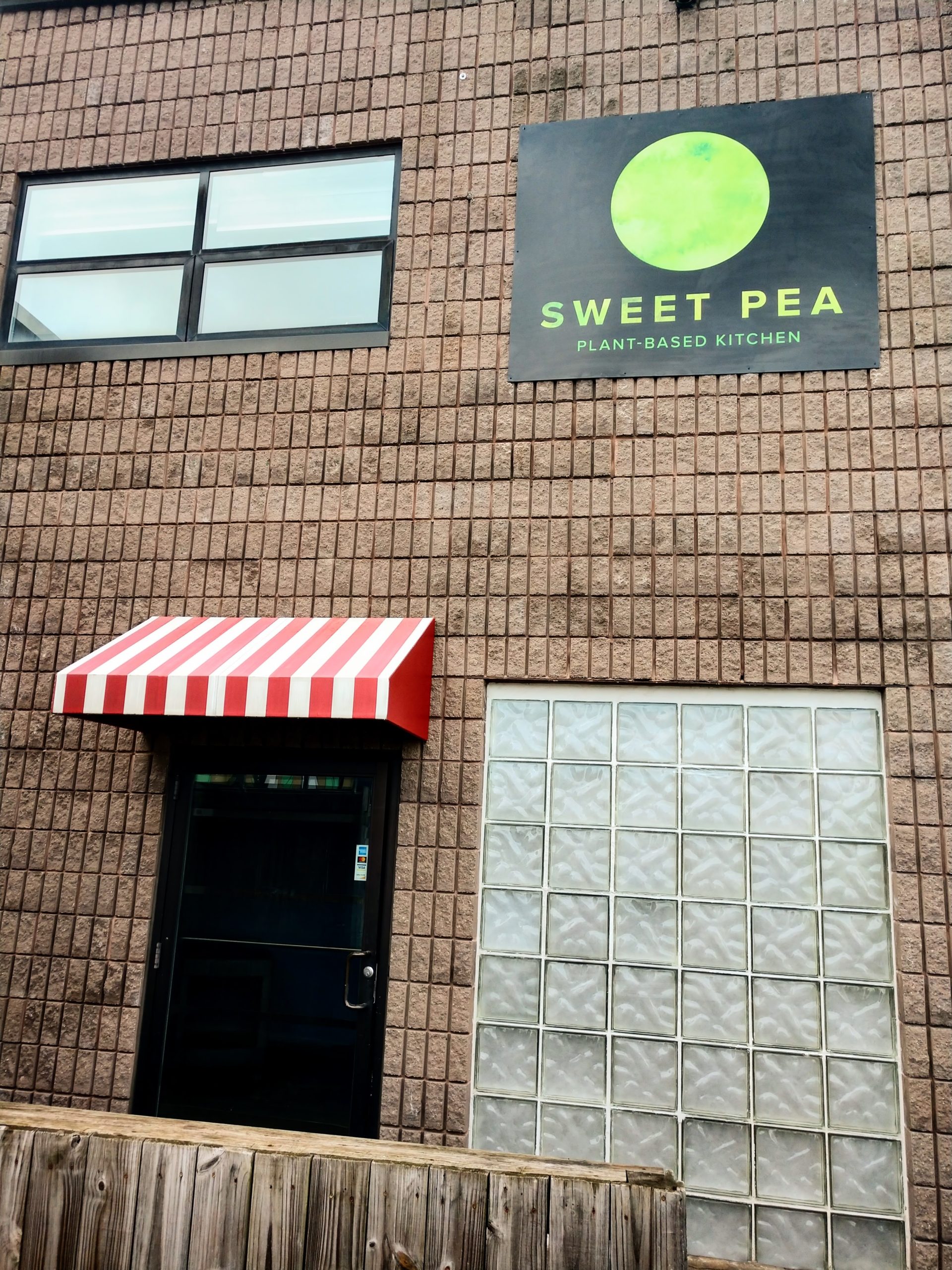Sweet Pea outdoor signage #1