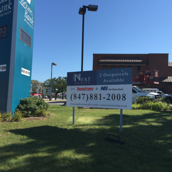 Next Reality outdoor sign for real estate company