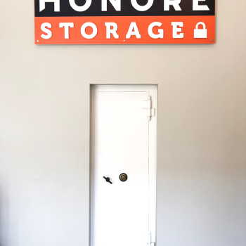 Honore Storage custom sign 