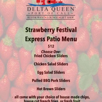 Delta Queen Strawberry festival event graphic 