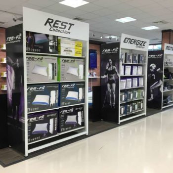 Rem-Fit custom point of purchase display 