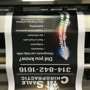 Custom refractor being printed for Saale Chiropractic