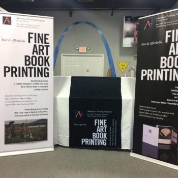 Custom refractor display for Fine Art Book Printing