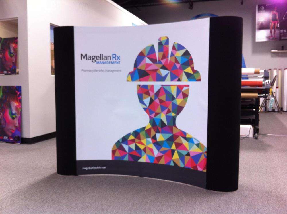 MagellanRx Management custom trade show display 