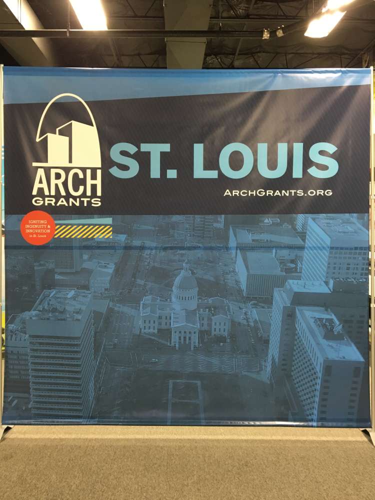 St. Louis Arch Grants custom trade show display 