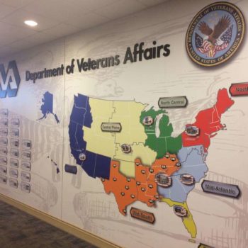 Department of Veterans Affairs customized wall mural 