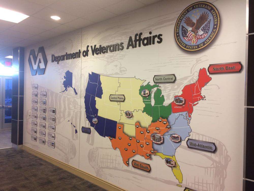 Department of Veterans Affairs customized wall mural 