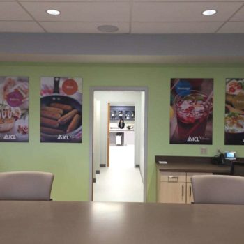Wall murals for food and beverage company