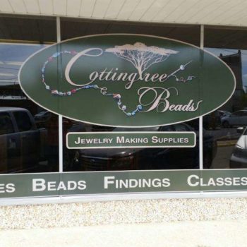 Custom window graphic for jewelry supplier