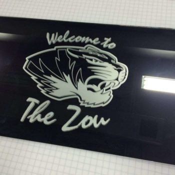 Custom welcome to the zone graphic 