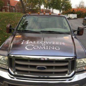 Halloween is Coming custom vehicle wrap 