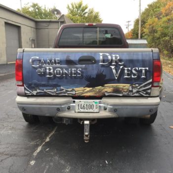 Game of Bones truck side decal
