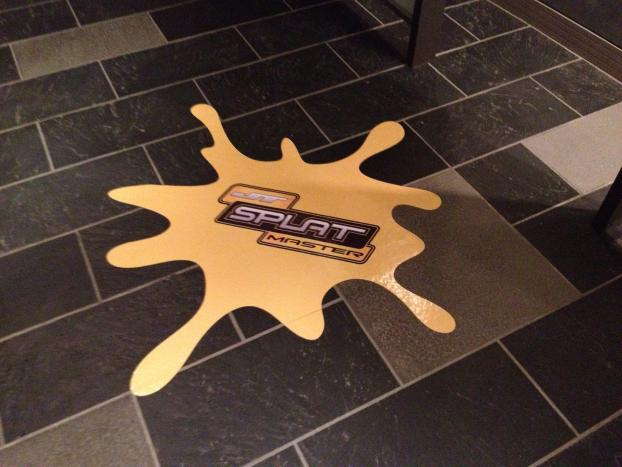 JT Splat Master floor graphic