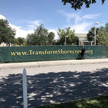 SpeedPro Saint Louis Missouri Custom Construction Fence Mesh Banner