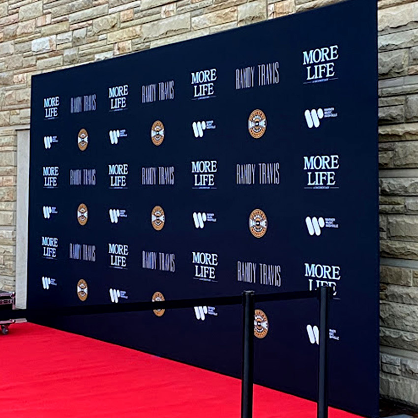 SpeedPro Saint Louis Missouri Red Carpet Step and Repeat Banner