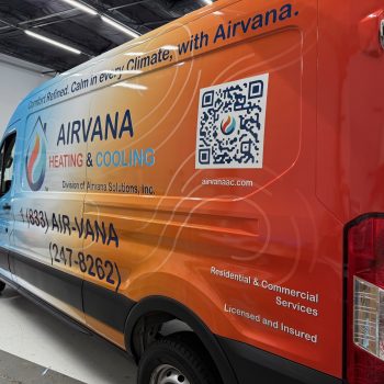 Commercial van fleet with custom vinyl wraps by SpeedPro St. Louis South.