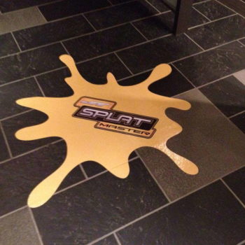 Floor graphic for JT Splat Masters