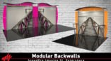 two examples of modular backwall slide