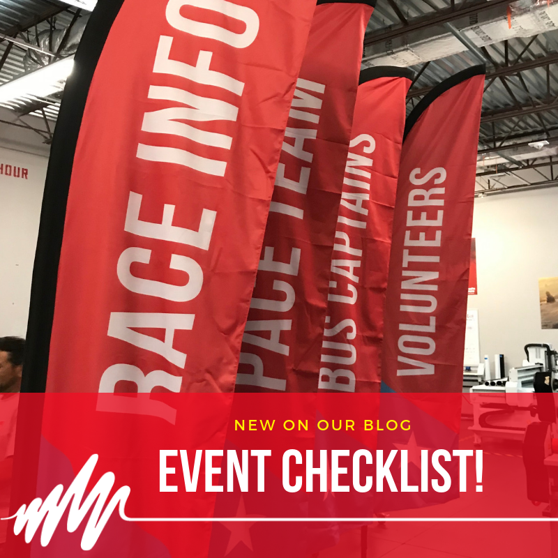 New on our blog, event checklist!