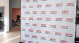 Step and repeat banner for ESPN Cleveland