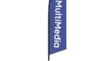 one blue flag signage for MultiMedia