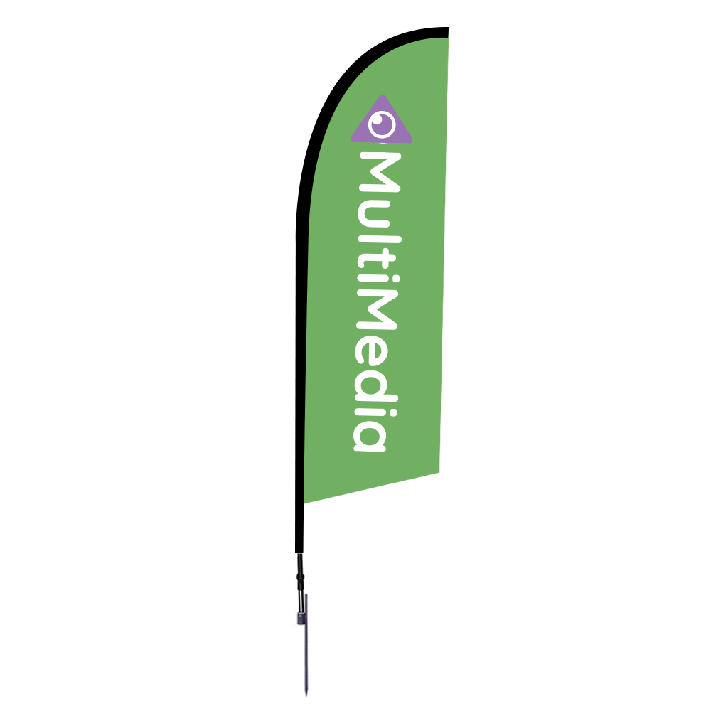 one green flag signage for MultiMedia