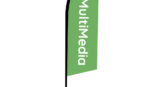 one green flag signage for MultiMedia