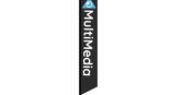 one thin black flag signage for MultiMedia