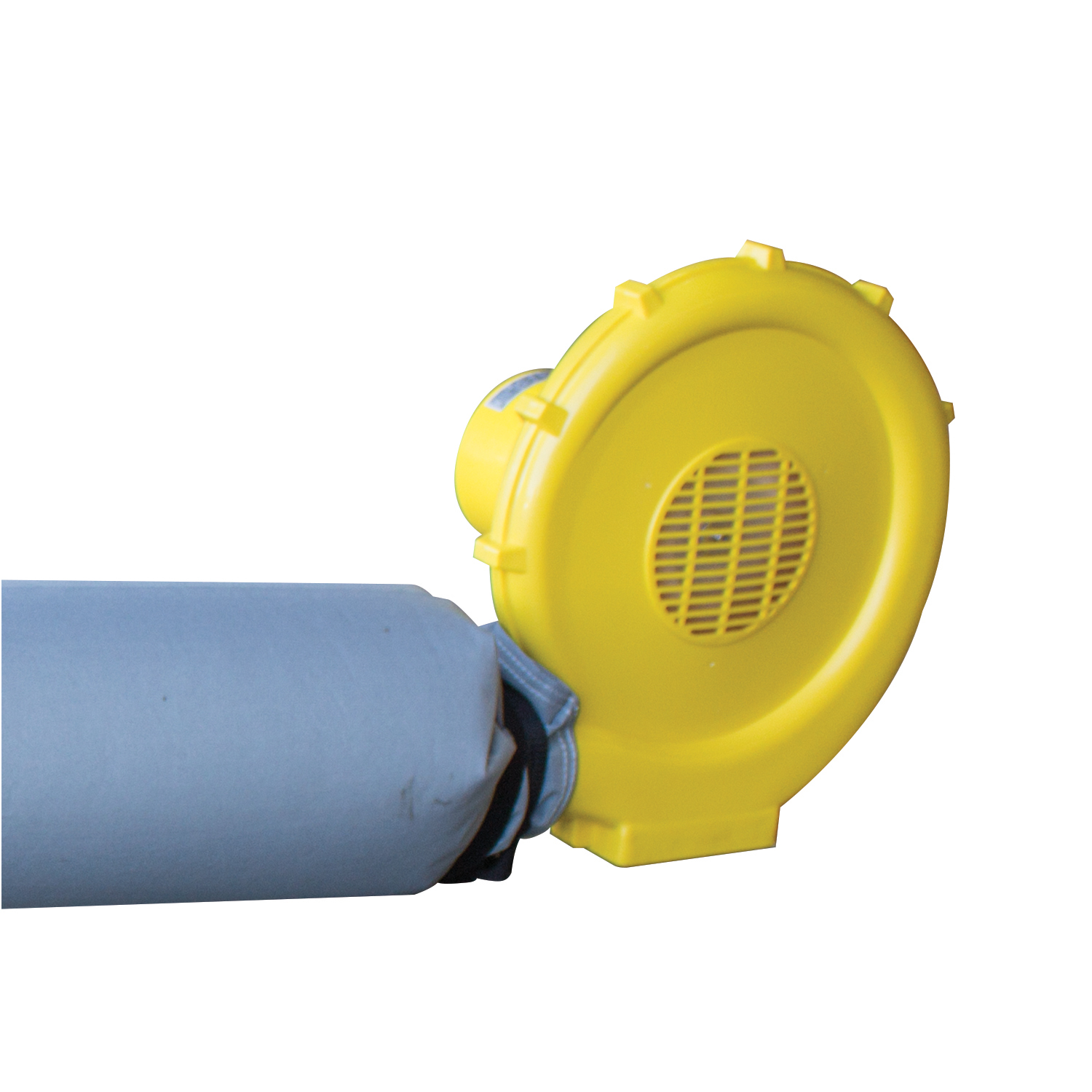 blow up arc structure yellow air pump