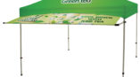 green event tent for iced green tea