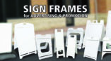 sign frames for advertising and promotion 