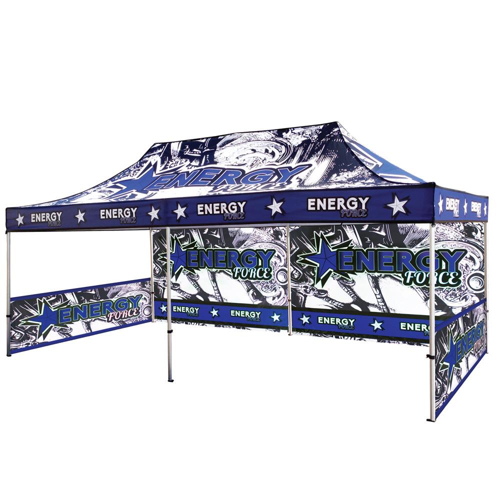 20ft uv tent canopy-frame-back wall-wall panels