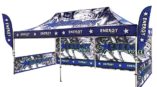20ft uv tent canopy-frame-back wall-wall panels-tear drop flags