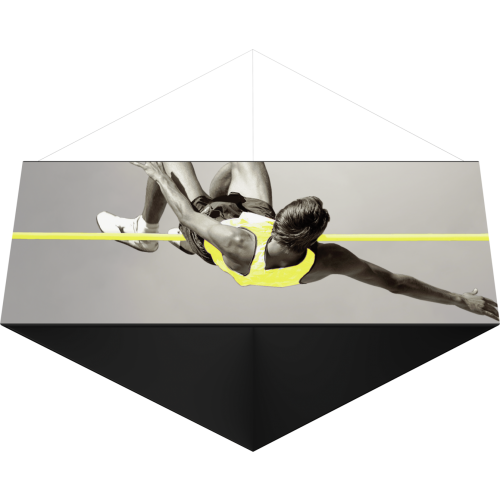 essential triangle fabric hanging structure man jumping over pole black inside 