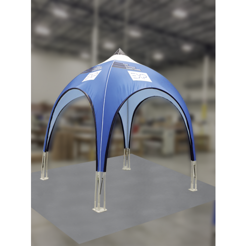10ft blue tubular dome tent